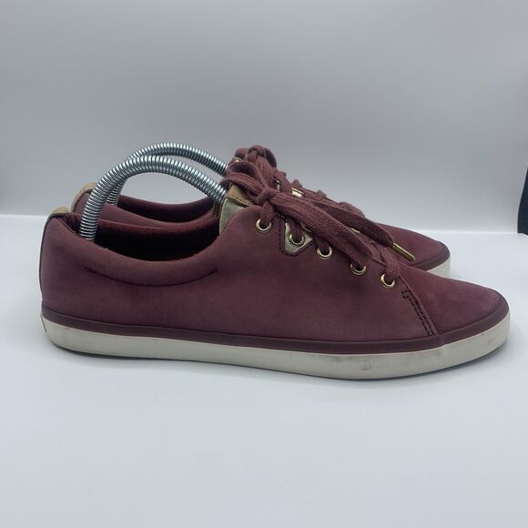 Sperry Sailor LTT Leather Womens Sneakers Size 9.5 Maroon STS84362 - Picture 3 of 9